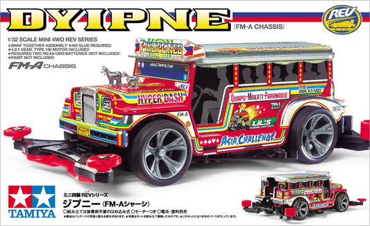 Tamiya 1/32 MINI 4WD Dyipne (FM-A Chassis)