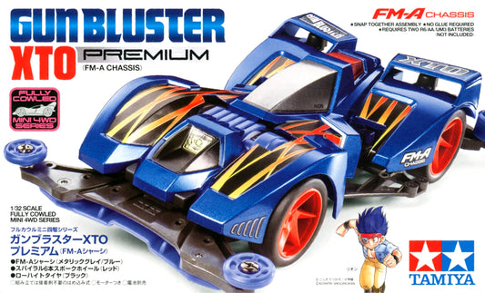 Tamiya 1/32 MINI 4WD Gun Bluster XTO Premium (FM-A Chassis)