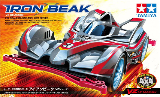 Tamiya 1/32 MINI 4WD Iron Beak (VZ Chassis)