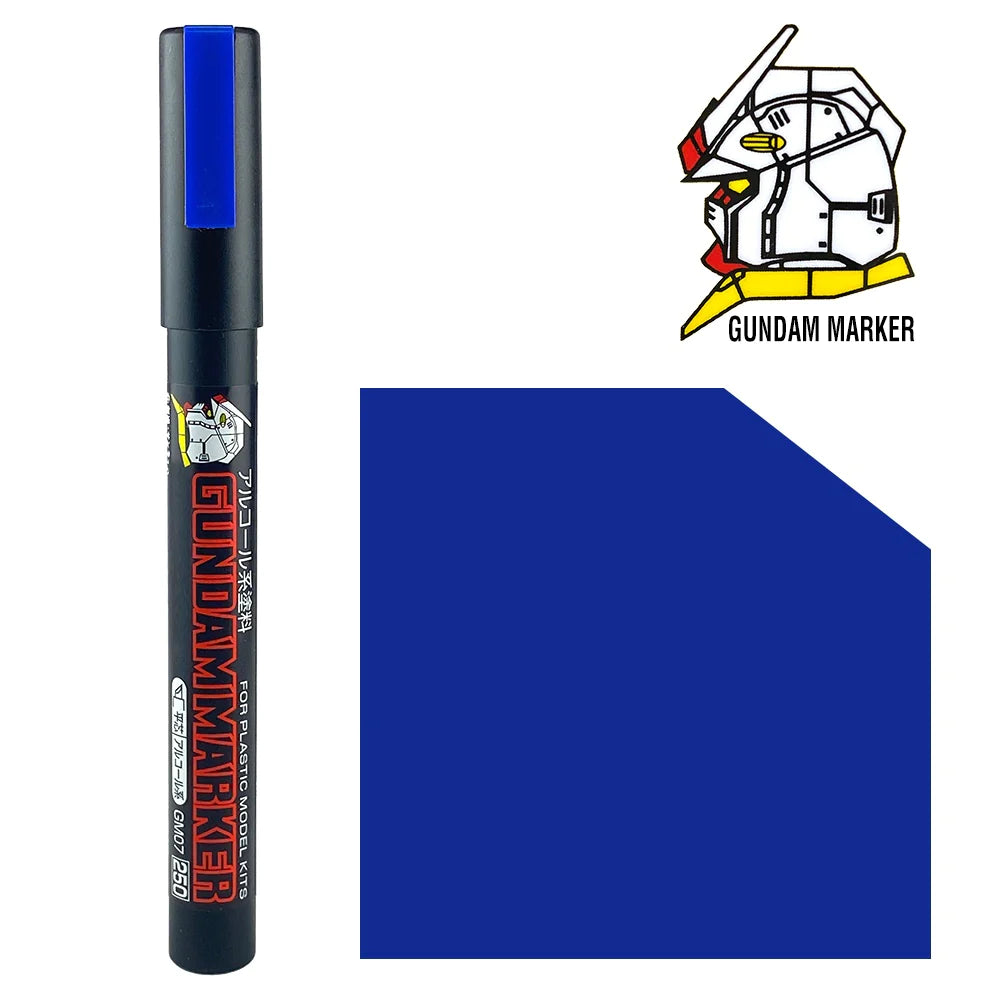 GUNDAM MARKERS & Eraser Blue