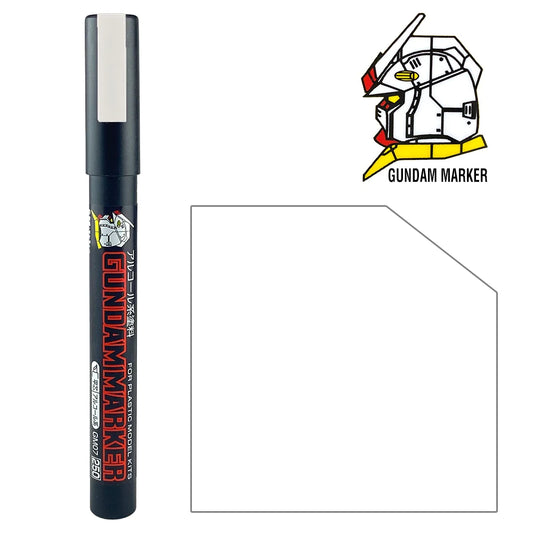 GUNDAM MARKERS & Eraser White