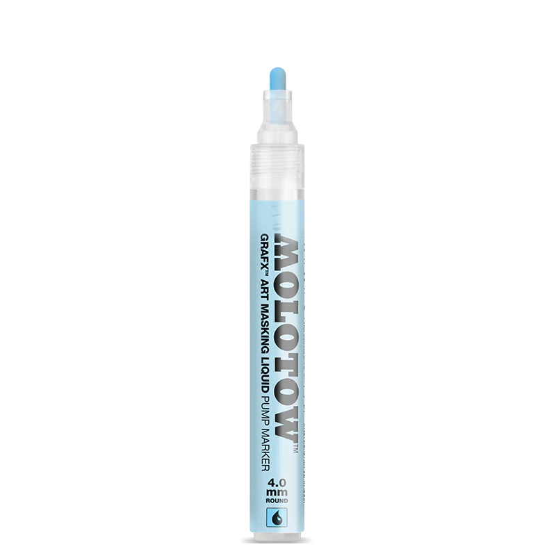 Molotow GRAFX Art Masking Liquid Pump Marker, 4mm